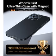 Torras SlimFit Mag Series Case Black iPhone 16 Pro 6.3Inch