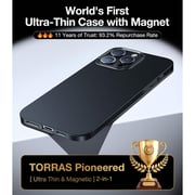 Torras SlimFit-Mag Series Case Black iPhone 16 Pro Max 6.9Inch