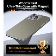 Torras SlimFit-Mag Series Case Titanium Grey iPhone 16 Pro Max 6.9Inch