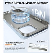 Torras SlimFit-Mag Series Case Titanium Grey iPhone 16 Pro Max 6.9Inch