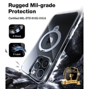 Torras UPRO Ostand Spin Series Case Transparent iPhone 16 Pro Max 6.9Inch