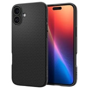Spigen Liquid Air Case Matte Black iPhone 16