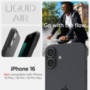 Spigen Liquid Air Case Matte Black iPhone 16