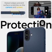 Spigen Liquid Air Case Navy Blue iPhone 16