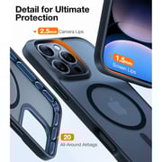 Torras Guardian Magnetic Series Case Black iPhone 16 Pro Max 6.9Inch