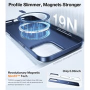 Torras SlimFit Mag Series Case Navy Blue iPhone 16 Pro 6.3Inch