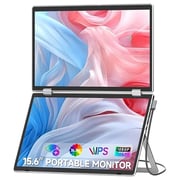 V2COM M2 FHD Folding Laptop Monitor Extender Triple Screen 15.6inch