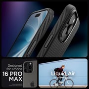 Spigen Liquid Air Case Matte Black iPhone 16 Pro Max