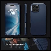 Spigen Liquid Air Case Navy Blue iPhone 16 Pro Max