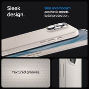 Spigen Liquid Air Case Natural Titanium iPhone 16 Pro Max
