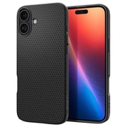 Spigen Liquid Air Case Matte Black iPhone 16 Plus