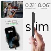 Spigen Liquid Air Case Matte Black iPhone 16 Plus