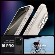 Spigen Liquid Air Case Natural Titanium iPhone 16 Pro