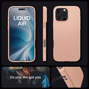 Spigen Liquid Air Case Rose Titanium iPhone 16 Pro Max
