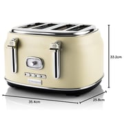 WestingHouse Retro 4 Slice Toaster WKTTB809UWH
