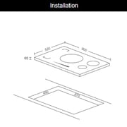 Robam Built In Induction Hob H50