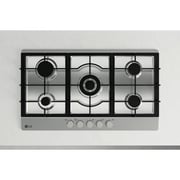 LG Built-in Gas Hob, 90CM, 5 Burners, Silver - CG5Z3626S.CSTZEEC