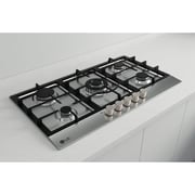 LG Built-in Gas Hob, 90CM, 5 Burners, Silver - CG5Z3626S.CSTZEEC