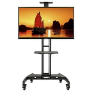 Beetec Mobile TV Cart Stand Black