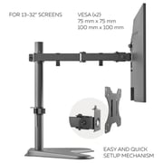Beetec Articulating Monitor Arm Stand Black