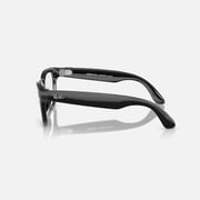 Ray-Ban RW4010 601/MF-52 Wearable Skyler Clear to Cerulean Blue Photochromic Lenses Black