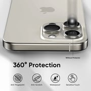 Helix Lens Protector Natural Titanium iPhone 16 Pro / iPhone Pro Max