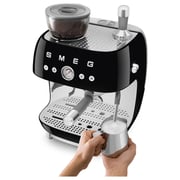 Smeg 50's Style Bean To Cup Coffee Machine EGF03BLUK