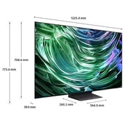 تلفزيون سامسونج الذكي بتقنية OLED ودقة 4K قياس 55 بوصة (موديل 2024) QA55S90DAUXSA