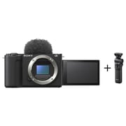 Sony ZV-E10 II APS-C Mirrorless Camera Black- ILCEZVE10M2K/B + GPVPT2BT Camera Grip