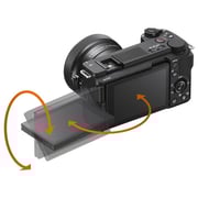 Sony ZV-E10 II APS-C Mirrorless Camera Black- ILCEZVE10M2K/B + GPVPT2BT Camera Grip