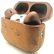 Merlin Craft 101192 AirPods Pro Gen 2C Wireless Earbuds Ostrich Brown