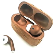 Merlin Craft 101192 AirPods Pro Gen 2C Wireless Earbuds Ostrich Brown