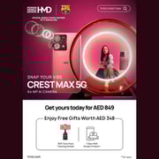 إتش إم دي كريست ماكس (256 جيجابايت) يدعم شبكة 5G - لون ليلكي غامق
