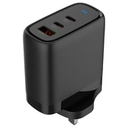Glassology 3 Port GaN Charger Black