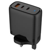 Glassology 3 Port GaN Charger Black