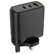 Glassology 3 Port GaN Charger Black