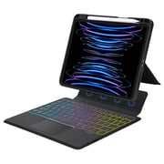 Glassology Keyboard Case with Screen Protector Black iPad Pro 13Inch