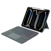 Glassology Keyboard Case with Screen Protector Black iPad Pro 13Inch