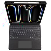 Glassology Keyboard Case with Screen Protector Black iPad Pro 13Inch