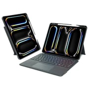 Glassology Keyboard Case with Screen Protector Black iPad Pro 13Inch