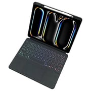 Glassology Keyboard Case with Screen Protector Black iPad Pro 13Inch