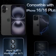 Maxguard Lens Protector Clear iPhone 16 Plus/iPhone 16