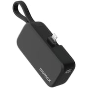 Momax 1-Power Mini Built-In Foldable Battery Pack 5000mAh Black IP130MFID