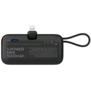 Momax 1-Power Mini Built-In Foldable Battery Pack 5000mAh Black IP130MFID