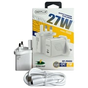 Digitplus Dual Port Wall Charger White