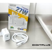 Digitplus Dual Port Wall Charger White