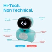 Miko Voice First AI Learning Coach Robot Mini Blue