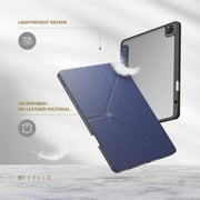 Levelo Hybrid Flip Case Transparent/Blue iPad Pro 13Inch