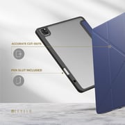 Levelo Hybrid Flip Case Transparent/Blue iPad Pro 13Inch
