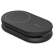 Belkin BoostCharge 2-in-1 Magnetic Foldable Wireless Charger With Qi2 Black